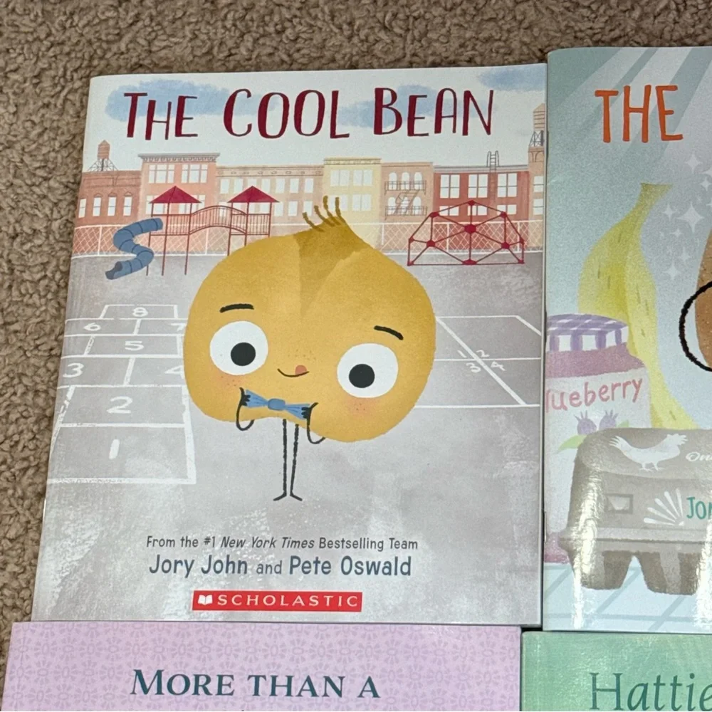 Scholastic Kids Book Bundle Cool Bean Good Egg Princess Hattie Waves